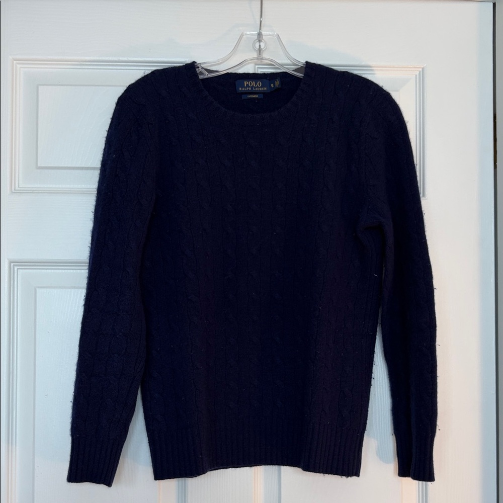 Polo by Ralph Lauren Men's Dark Blue Crewneck Sweater